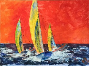 Regatta in rot                                              